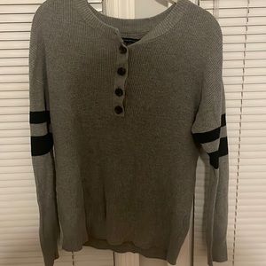 Button down sweater